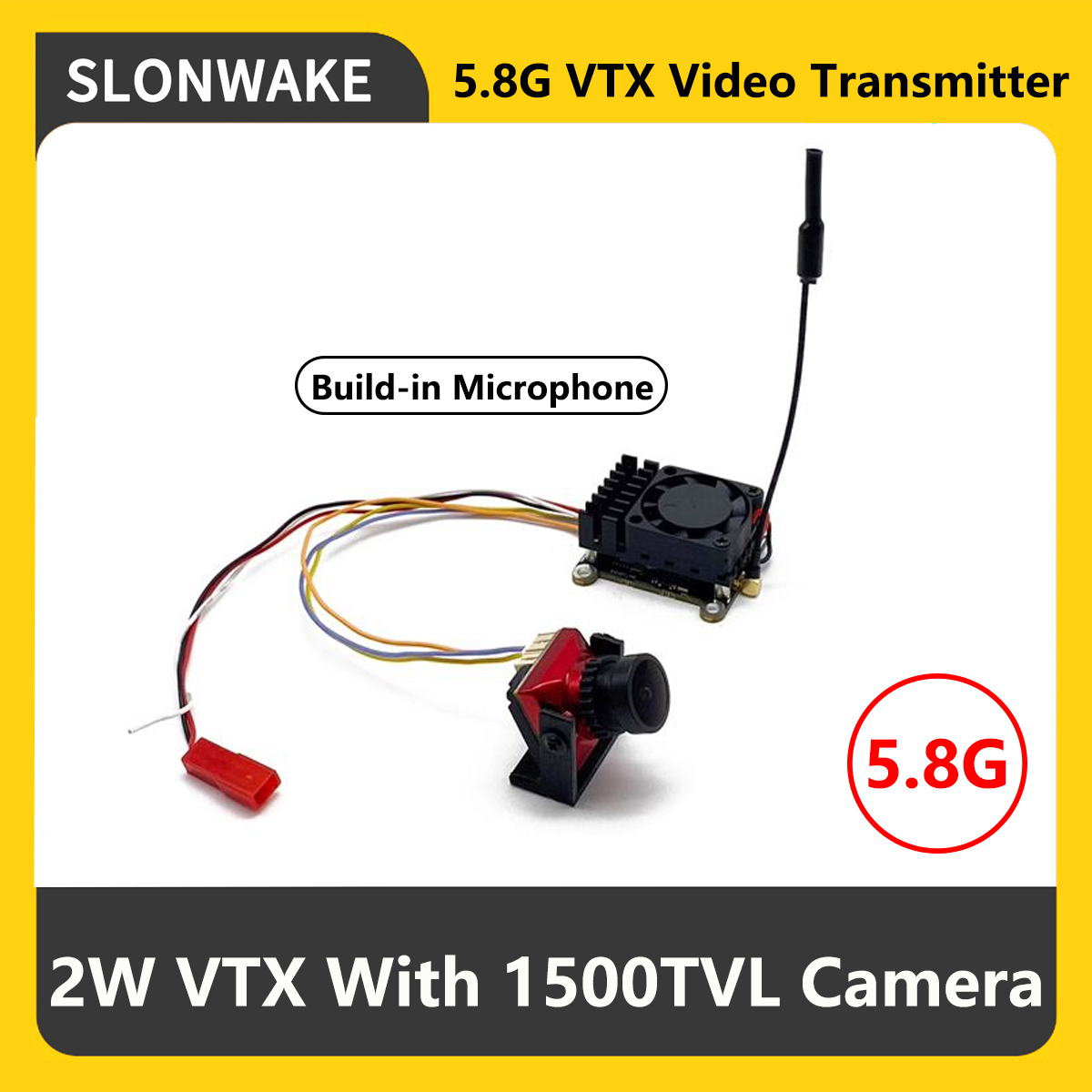 SLONWAKE 5.8G 2000mW FPV VTX T - Drone Camera 评论和价格