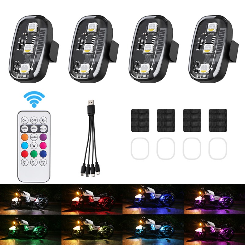 Drone Motorcycle RGB LED Strob - Drone Led Light 评论和价格