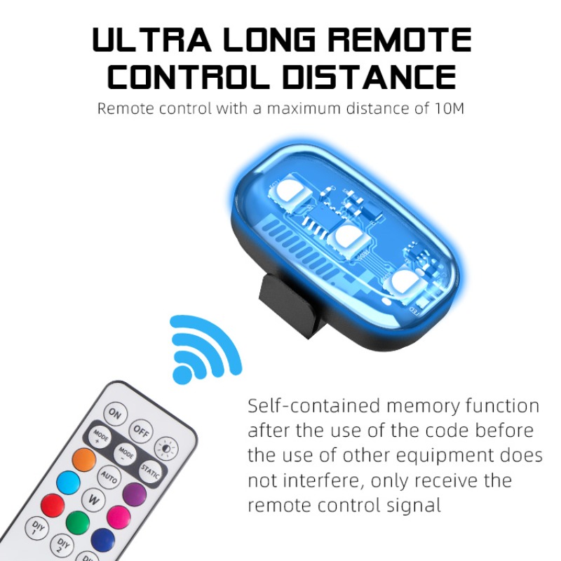 Drone Motorcycle RGB LED Strob - Drone Led Light 评论和价格